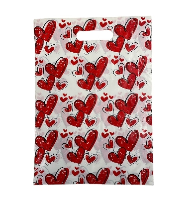 BOLSAS RIÑON FANTASIA - CORAZONCITOS X 50 Unid.